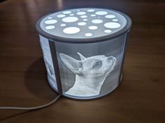 Customizable And Modular Lithophane Lamp 3D Printer Model