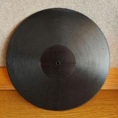 Vinyl Record (10 Inch Double-sided) 3D Printer Model