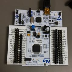 Laser Cut STM32-Nucleo-F103RB Label Thing