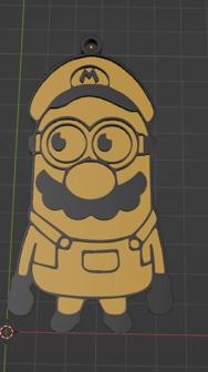 Mario And Luigi Minion 3D Printer Model