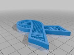 Palestine Keffiyeh Ribbon 3D Printer Model