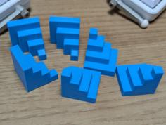 Sum Of Squares (4steps, 8mm Unit) 3D Printer Model