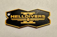 Helldivers 2 Tag 3D Printer Model