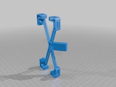 X-Shaped Phone Stand 3D Printer Model