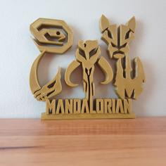 Mandalorian Ornament 3D Printer Model