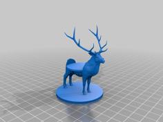 Elk Mount With And Without Mini Slot 3D Printer Model