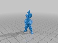 Another Landsknecht With Halberd More 3D Printer Model