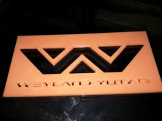 Weyland-Yutani Logo 3D Printer Model