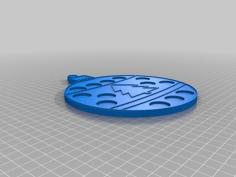 Kerstboom, Kerstbal, Magneet Fiches 3D Printer Model