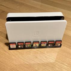 Nintendo Switch OLED Dock Wall Mount 3D Printer Model