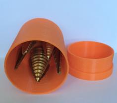 Step Drill Bit Case 3D Printer Model