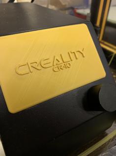 Creality CR-10 Screen Cover 3D Printer Model