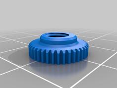 Corona 3 Typewriter Ribbon Spool Retention Nut Replacement 3D Printer Model