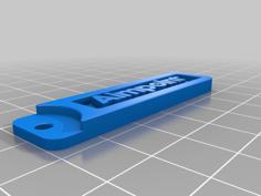 Aimpoint Rectangle Key Chain 3D Printer Model