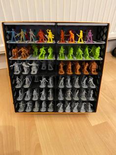 Zombicide Tray 25mm Base 240 Minis 3D Printer Model