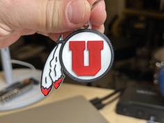 University Of Utah Keychain 3D Printer Model