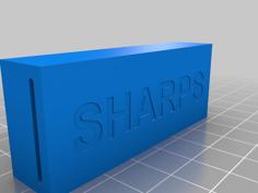 Sharps Box Disposable 3D Printer Model