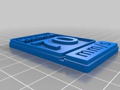 60 Mm/s Speed Limit Sign – Canadian Style (50-120) 3D Printer Model