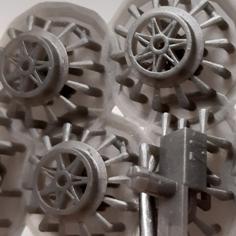 TTm And H0m Spoke Wheels 3D Printer Model