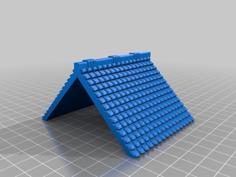 Medieval Cottage Split For Small Printers 3D Printer Model