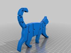 Nice Cat 3D Printer Model