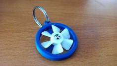 Propeller Keychain 3D Printer Model