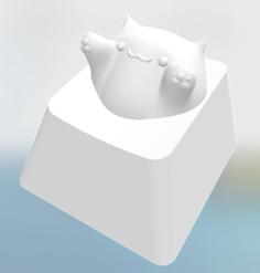 Bongo Cat Keycap Cherry MX R1 3D Printer Model