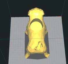 Low Poly Pug Pot / Pen Holder 3D Printer Model