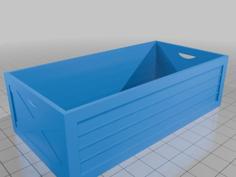 Crate Organizer Box 3D Printer Model