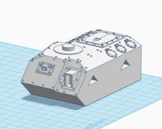 Grimdark Future APC Hull For Human Defense Force [FDM FRIENDLY] 3D Printer Model