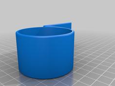 Parametric Ikea Lack Bottle Holder 3D Printer Model