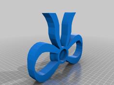 Ribbon For Giant Lego Wreath 3D Printer Model