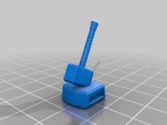 Mjolnir 3D Printer Model