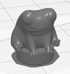 Fred The Frog But Hes On A Lego Stud 3D Printer Model