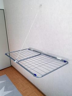 Laundry Rack Wall Mount 3D Printer Model