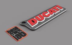 Ducati – Key Chain – Portachiavi – Porte Clès – 钥匙链 3D Printer Model