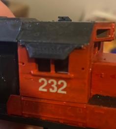 Sun Shade For Ho Scale Diesels 3D Printer Model