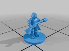 6mm Robed Wasteland Soldier 3D Printer Model