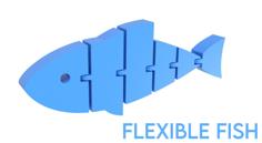 Flexible Fish 3D Printer Model