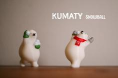 KUMATY : Polar Bear Snowball Fight 3D Printer Model