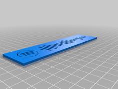 Spotify Keychain 3D Printer Model