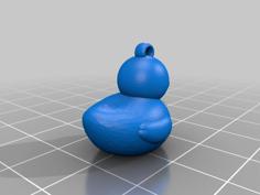 Rubber Ducky Earrings 3D Printer Model