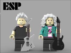 LEGO ESP Guitars 3D Printer Model