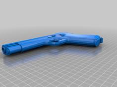 Sig P210 From Sketchfab 3D Printer Model