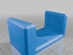 Tapered Wall Mount 3D Printer Model