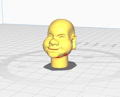 Maitreya Buddha_puppet Head 3D Printer Model