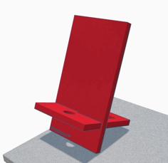 Basic Phone Stand 3D Printer Model