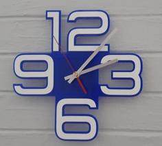 Laser Cut Modern Clock