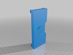 Din 6 Post Blank Cover With Storage.stl 3D Printer Model