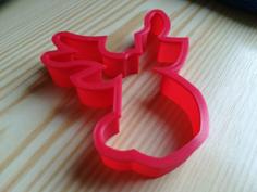 X-mas Cutter – Reindeer 3D Printer Model